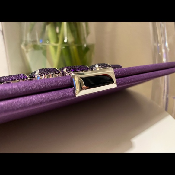 BANANA REPUBLIC Rich Purple Gem Clutch - Picture 5 of 5